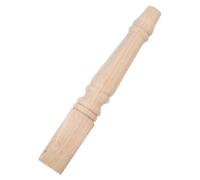 WRITWAA Pieds de Table de Ferme en Bois, Jambes Insulaires en Bois, Khaki, Non Finition, Support Robuste, 16,9 de Hauteur, pour Table Basse et Cabinet, Cuisines de Ferme et Îlot Cuisine