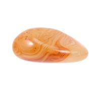 WRITWAA Pierre Naturelle De Décoration Cristal De Sardonyx Rouge Tumbled Portable Pour Méditation Et Équilibre Énergétique Galet De Poche