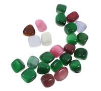 WRITWAA Pierres De Cristal De Jade Et Dagate De 2 À 3 Cm Paquet De 300 G Pierres Précieuses Polies Pour Décoration Énergétique