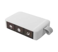 WRITWAA Pilulier de voyage à ouverture par pression - Boîte distributeur de pilules de poche à 3 compartiments - Organisateur de portable pour les voyages et le bureau quotidien