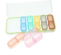 WRITWAA Pilulier De Voyage Petit Pilulier Familial Pilulier Mensuel Grand Pilulier De Rangement Pour Boîtes À Transparentes En Polypropylène