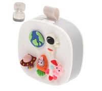 WRITWAA pilulier portatif récipient mignon quotidien boîtes à pilules pilulier portable petit pilulier joli pilulier cas de pilules pilulier multi-grilles piluliers Gel de silice blanche