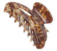 WRITWAA Pince À Cheveux Texturée En Marbre Pour Femmes Pince Banane Tendance Queue De Cheval Frange Accessoires De Coiffure Épais Et Désordonnés Feuille D'Acétate