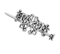 WRITWAA Pince à Cheveux Vintage en Alliage Métal Cœur Vikings, Taille Moyenne, Accessoire Décoratif pour Femmes et Filles, Coiffure Quotidienne et Fêtes