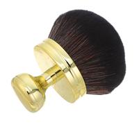 WRITWAA Pinceau à fond de teint tête champignon : manche court antidérapant - Mélange de crèmes liquides et de sérums - Indispensable pour trousse de toilette de voyage