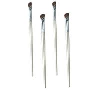 WRITWAA Pinceau à Paupières Biseauté 4 Pièces Outils de Maquillage Pinceaux Cosmétique Pinceau de Contour Nez Accessoire de Maquillage Doux