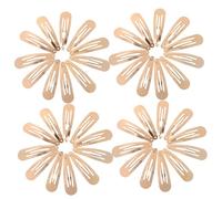 WRITWAA Pinces à Cheveux Métal Dorées pour Garçon et Filles 50 Pcs 4,8 Cm Maintien Cheveux Bébés Filles Accessoires Coiffure Facile à Porter