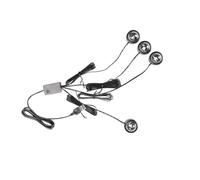 WRITWAA Plafonnier LED Voiture USB 4 Têtes Motif Étoile Éclairage Intérieur Ambiant Voiture Lumière D’Ambiance LED pour Décoration Automobile Feux de Lampe USB Compacte