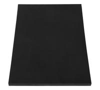 WRITWAA Planche à Découper en Cuir Perforé en Polyuréthane Noir Artisanat Fait Main, Tapis de Couture Précis pour Atelier et Métallurgie, Accessoire Couture Machine Coudre