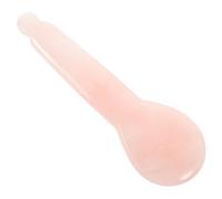 WRITWAA Planche à gratter en jade soin du visage réflexologie le muscle zen relaxation détente massage nuque massage epaule outil guasha pour le visage planche de gua sha Jade cristal rose