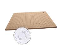 WRITWAA Planche Liège Macramé avec Épingles T Acier Inoxydable Tableau DIY pour Fixation Corde et Projets Tricot Accessoires Macramé pour Loisirs Créatifs