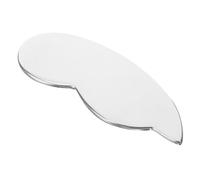 WRITWAA Plaque de rebut faciale outil thérapie point noir réducteur double menton masseur de visage planche à gratter le visage grattoir à visage Acier inoxydable