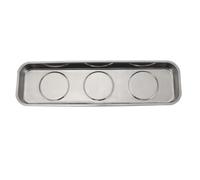 WRITWAA Plateau Magnétique en Acier Inoxydable pour Pièces Bol Magnétique Porte-Outils Fond en Caoutchouc Antidérapant Organiseur pour Vis et Écrous Usage Atelier et Bricolage