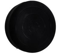 WRITWAA Plateau Tournant de Poterie en Plastique Noir, Facile à Transporter, Adapté aux Cours D'art Céramique, Diamètre 11 Cm pour Sculpture et Modelage Précis