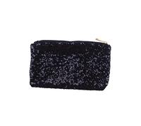 WRITWAA Pochette à Paillettes Rétro pour Femmes à Main Sequins Portefeuille Élégant pour Soirée Téléphone Et Noir