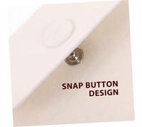 WRITWAA Pochette Bijoux Beige avec Bouton-Pression Sac Réutilisable pour Petits Bijoux et et Délicat pour Mariage et Fêtes