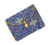 WRITWAA Pochette De Rangement Brocart pour Écritures Bouddhistes De Stockage Vintage pour Musique pour Voyage Et Activités Plein Air