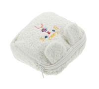 WRITWAA Pochette pour Serviette Hygiénique Paquet à Protections Menstruelles Cosmétique Mignon Lapin Peluche Rangement Hygiénique Femme