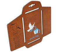 WRITWAA Pochoir en Bois Vintage Gabarit pour pour Fabrication D'enveloppes Multifonction pour Occasions Spéciales et Invitations