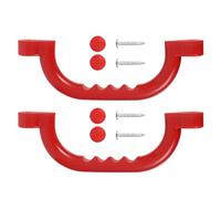 WRITWAA Poignée de Sécurité Antidérapante en Plastique Écologique pour Aire de Jeux Garçon et Filles Kit 1 Ensemble Compatible Lits Superposés et Cabanes Accessoire Maintien Sécurité