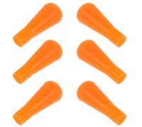 WRITWAA Pointes de Flèches Souples en Caoutchouc Orange Remplacement Sécurisé Lot de 10 et Accessoires de Chasse Pratiques pour Tir à L’Arc
