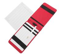 WRITWAA Porte-Carte de Score de Golf en PU Noir Multi-Fonctionnel Espace Ample, Design Élégant, pour Suivre Scores Parcours de Golf