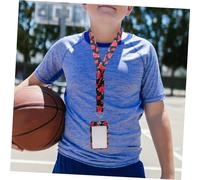 WRITWAA Porte-Cartes avec Cordon Et Pochette pour Carte Identité Étui pour Badge Et Carte Étudiant Motif Délicat