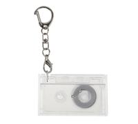 WRITWAA Porte-clés Mini Cassette Rétro en Abs et Métal, Léger et Charmant pour Accessoires de Soirée Années 90, Idée Présent Musique pour Amis et Fans