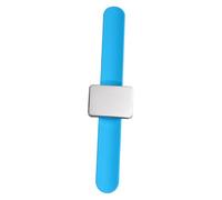WRITWAA Porte Épingles Silicone pour Coiffeur Accessoire Couture à Fort Magnétisme Organisateur de Pinces Cheveux Coussin Épingle Poignet Confortable et Pratique Bleu