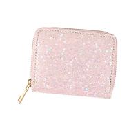 WRITWAA Porte-Monnaie Femme Fermeture Éclair Givré en Cuir PU Résistant Paquet Compact pour Monnaie Usage Quotidien Taille Courte Couleur N°3