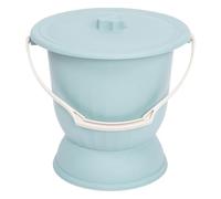 WRITWAA Pot à Urine Couvercle 4,5l en Pp Stable et Réutilisable pour Chambre, Seau Pipi Adulte et Garçon et Filles, Urinoir Portable Anti-odeur Pratique