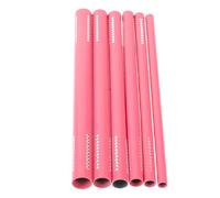 WRITWAA Pousse-cuticules en Métal Rose pour Manucure Professionnelle, Baguette à Ongles Française Facile à Nettoyer, 6 Pièces pour Usage à Domicile ou Professionnel