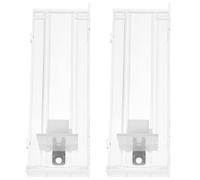 WRITWAA Présentoir à Cigarettes Automatique Poussoir 6 Paquets par Côté Transparent Lot de 2 pour Bureaux et Supermarchés