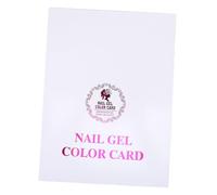 WRITWAA Présentoir à Faux Ongles 120 Outil de Manucure pour Salon de Beauté Support Stable et Solide pour Nail Art