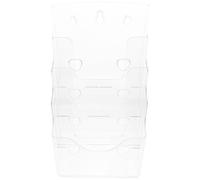 WRITWAA Présentoir de Bureau Acrylique Transparent 4 Niveaux A5 pour Brochures et Dossiers Organiseur de Comptoir Compact pour Rangement de Catalogues Tracts et Documents