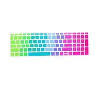 WRITWAA Protection pour Clavier d'ordinateur Portable 15,6 Pouces en Silicone Lavable Contre Projections d'eau et poussière adaptée pour Travail à Domicile et études Plusieurs Styles