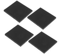 WRITWAA Protections Talons Hauts Antidérapantes 2 Paires, Semelles de Réparation Silencieuses pour Bottines, Kit Remplacement Talons Épais, Coussinets Amortissants Marche Femme