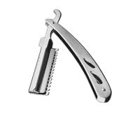 WRITWAA Rasoir Acier Inoxydable Pliable pour Barbe et Sourcils Manche Ergonomique Antirouille Outil de Précision Portable pour Coiffure Homme et Usage Salon Couleur