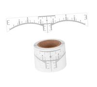 WRITWAA Règle à Sourcils Transparente 50 Pièces Cartographe Professionnel Ligne Des Sourcils Nivelée Pour Maquilleuse Microblading Tatouage Cosmétique