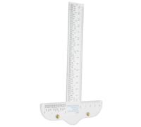 WRITWAA Règle T Transparente Plastique Rigide Outil de Mesure Multi-angle pour Couture Dessin et Quilting Centimètre Clair pour Travaux Précis