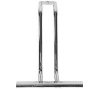WRITWAA Repose-pieds Fixation Sécurisée Ergonomique en Métal Argenté Accessoire Indispensable pour Fauteuil de Barbier pour Salon de Coiffure Professionnel