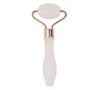 WRITWAA Roller de Massage Pierre de Jade pour Visage Outil de Soins Peau Portable Âge et Relaxation Blanc