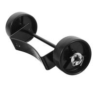 WRITWAA Roue de Rechange pour Chauffage à Gaz de Terrasse Petite Roue Pratique en Fer et Plastique Pièces de Rechange pour Chauffage Extérieur Mobile Accessoire Compatible Parasol Gaz