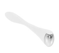 WRITWAA Rouleau De Massage Visage Glace Mini Blanc, Masseur Yeux Avec Cuillère, Outil De Beauté Pour Réduire Poches Et Marques, Soin Contour Des Yeux