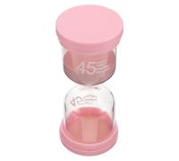 WRITWAA Sablier de Bain 45 en Verre Étanche Minuteur pour Sauna et Spa Accessoire Antidérapant pour Hammam et Bain à Remous Minuterie Précise