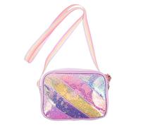 WRITWAA Sac à Main pailleté pour Filles : Sac bandoulière à Sequins avec bandoulière réglable - Joli Sac à Main à Motif étoile pour Enfants et Tout-Petits - Sac bandoulière Arc-en-Ciel