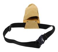 WRITWAA Sacoche à Outils en PU Jaune Ceinture Ajustable, Porte-électrode de Soudage Résistant et Rangement Pratique pour Baguettes de Soudage en Atelier