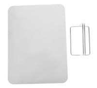 WRITWAA Séparateurs de Table pour Étudiants en Fer et PVC Blanc, Panneau de Confidentialité Stable et Facile à Installer, pour Bureaux D'étude et Bureaux de Travail