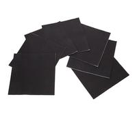 WRITWAA Serviettes de Cocktail Noires en Papier Double Épaisseur 20 Pièces 16,5x16,5 Cm pour Fêtes et Occasions Spéciales Anniversaire