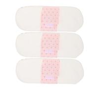 WRITWAA Serviettes Hygiéniques Lavables en Coton Douces et Respirantes Bouton-pression Lot de 3 Pièces pour Femmes pour Voyage et Post-partum
